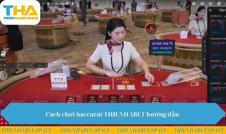 Cách chơi baccarat THIENHABET hướng dẫn
